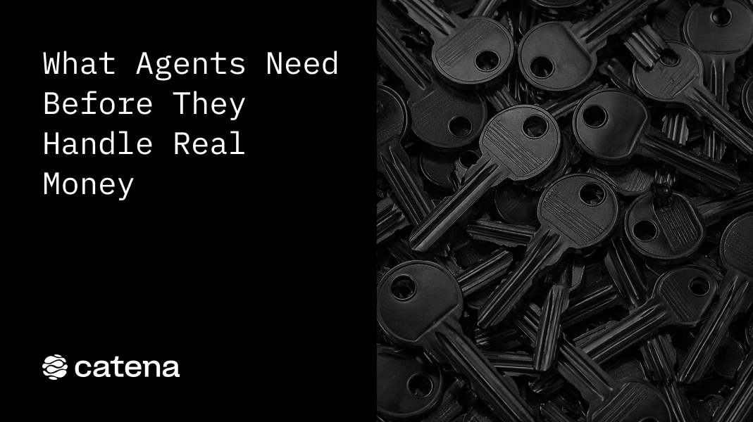 What Agents Need Before They Handle Real Money